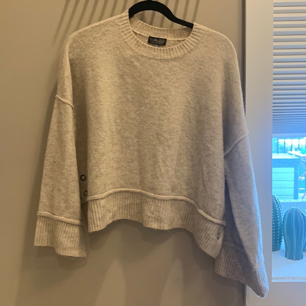 Topshop cropped sweater size 10 EUC